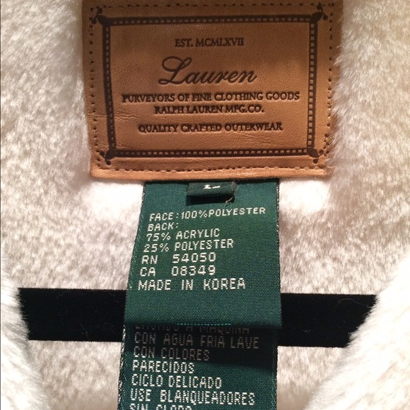 Lauren by Ralph Lauren FAUX shearling jacket - Picture 3 of 10